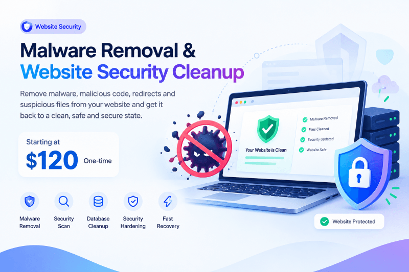Malware Removal & Website Security Cleanup